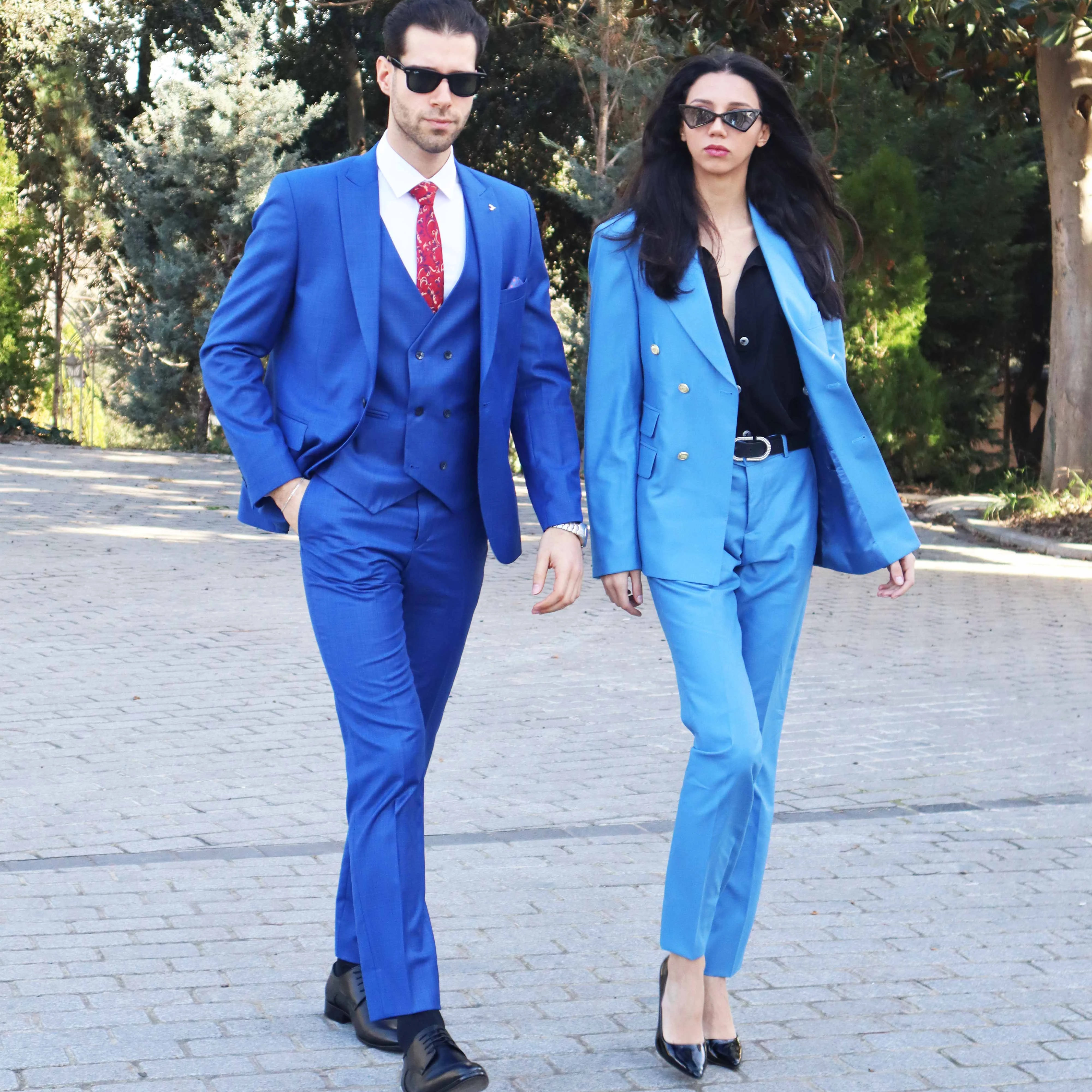 Cool Cobalt Blue Men Suits 3 Piece Slim Fit Wedding Groom Party Wear Coat Pant,Summer Winter Suit Formal Suit Business Set