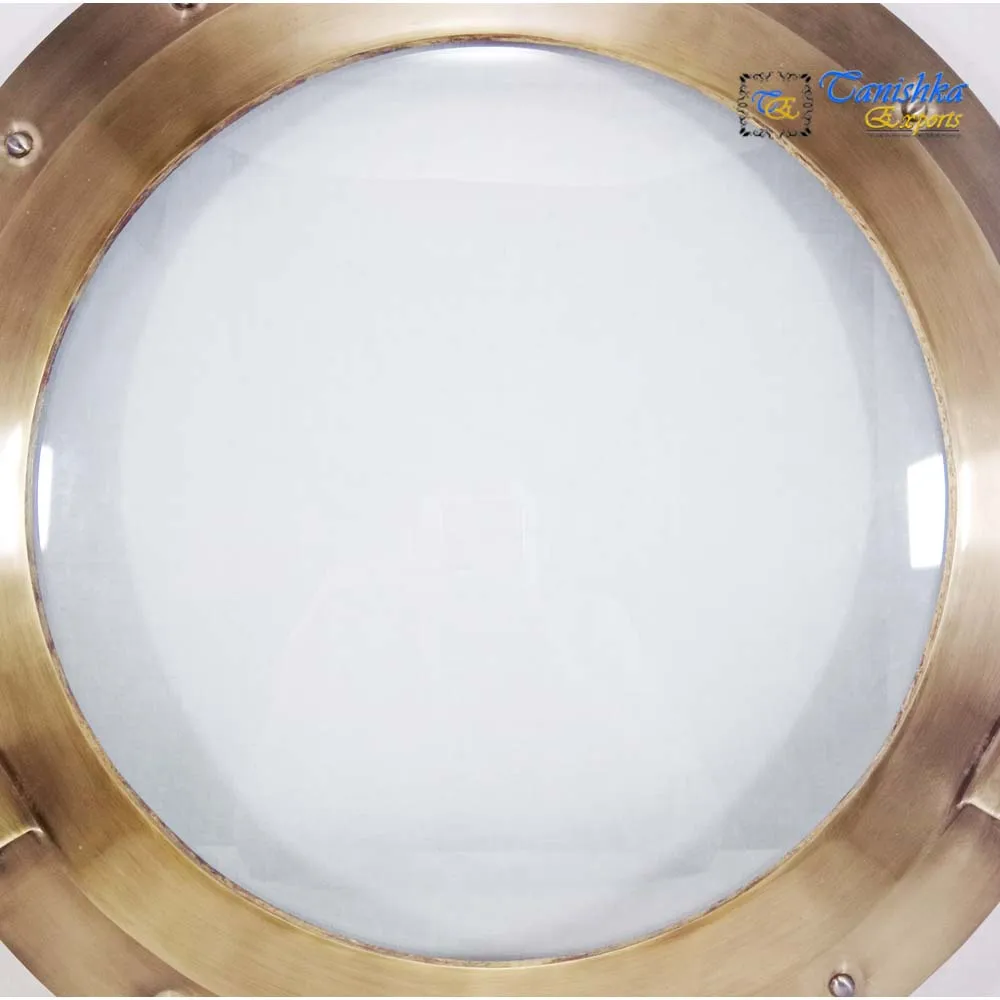 Brass Antique Finished porthole Aluminum with Glass round Ship Porthole customized Marine Porthole ship window at low price