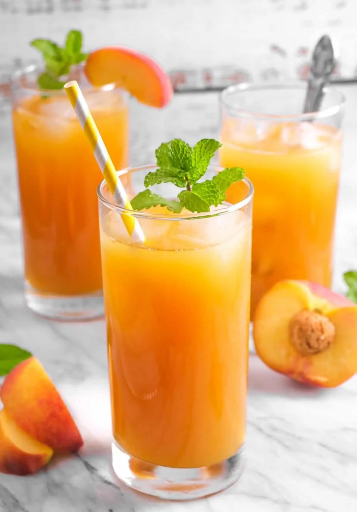 Instant Iced Fruit Tea Peach Tea Powder 1kg Halal Certified