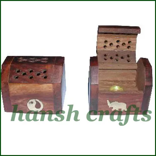 Buy Elephant Design Wooden Ash Catcher incense stick burner incense holder/Naturals Incense Holder / Incense holder ash catchers