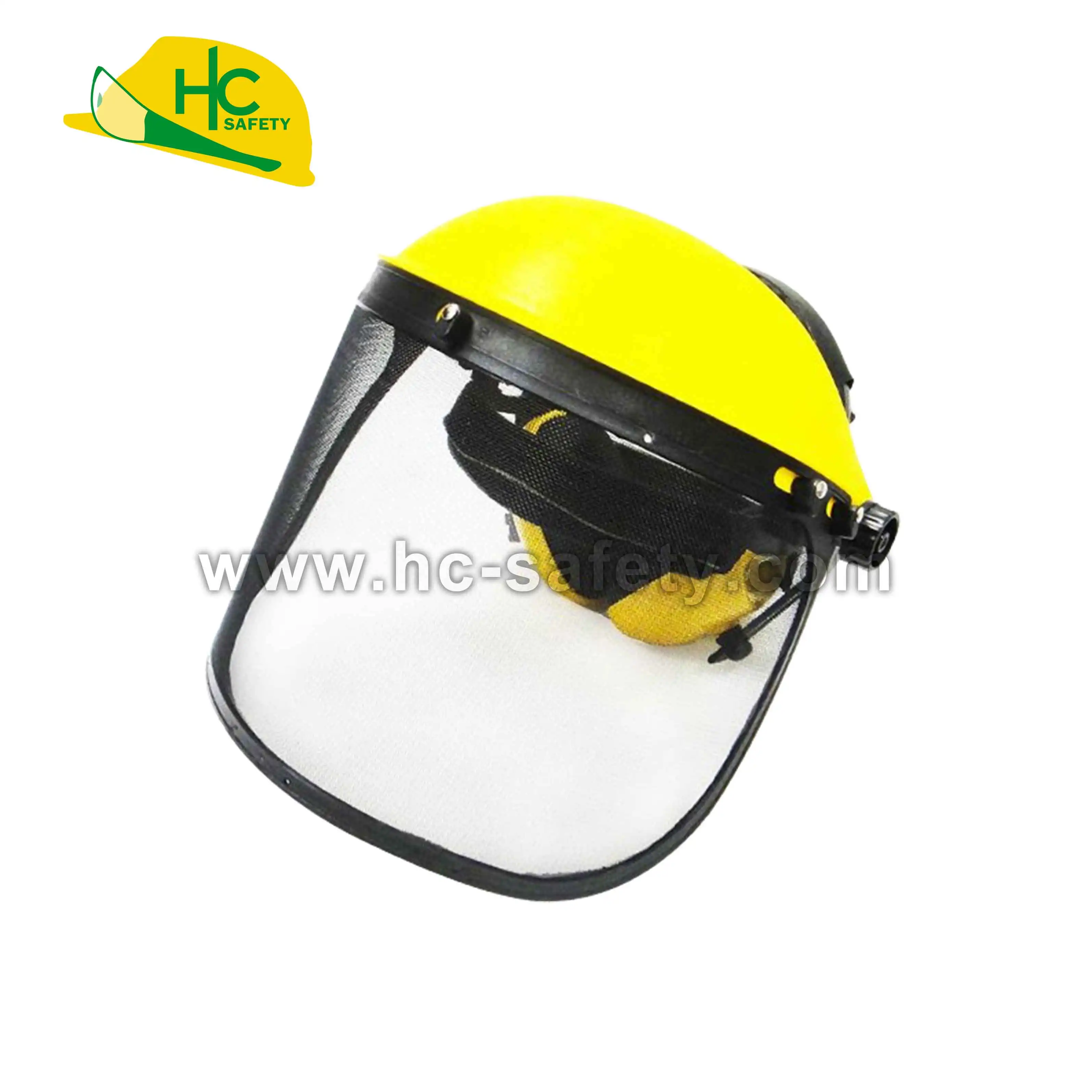 HC800A Wire Netting Face Visor Wire Mesh Face Shield & Earmuffs Set