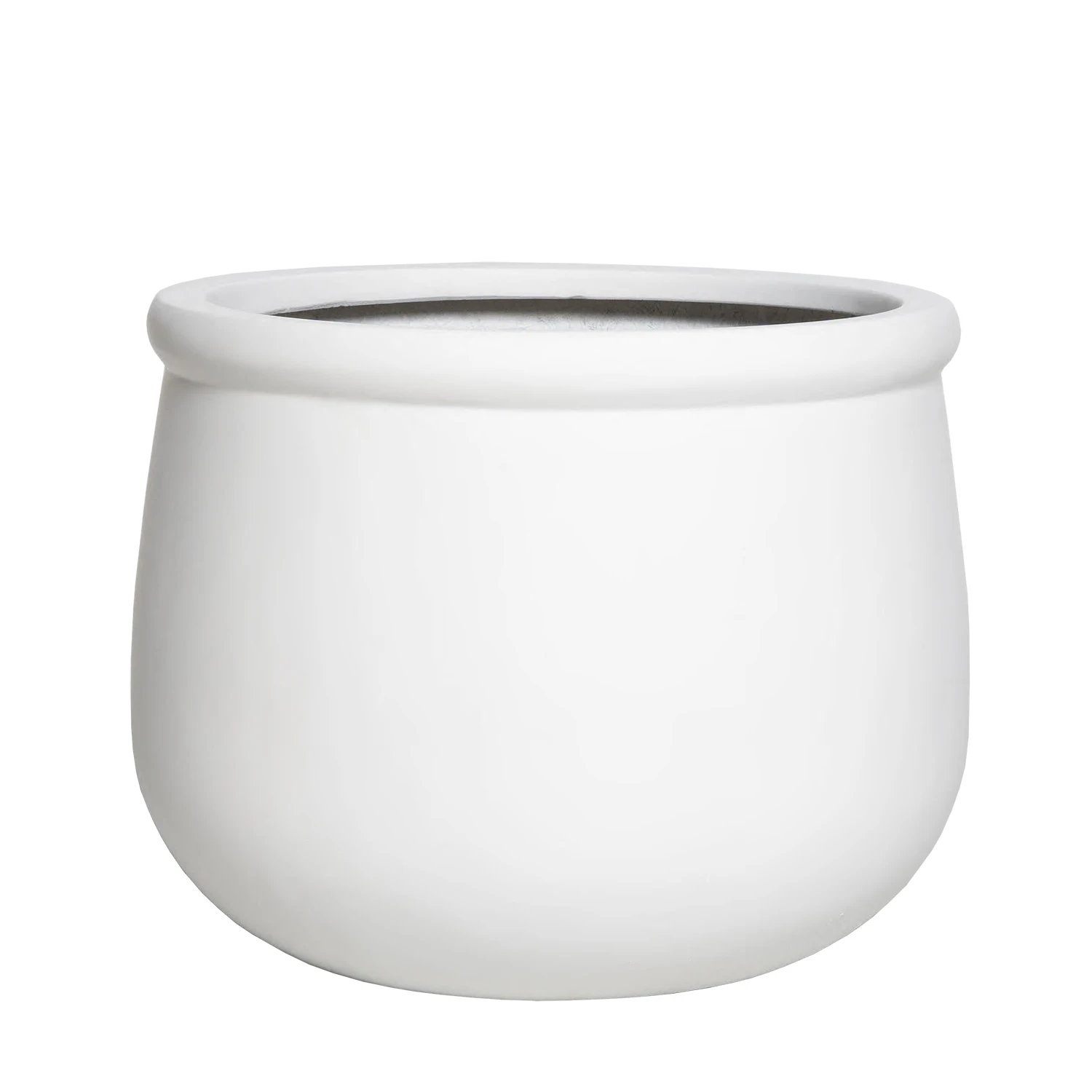 Hotel fiberglass black flower pot planter set for indoor and outdoor luxury decoration made in Vietnam high quality