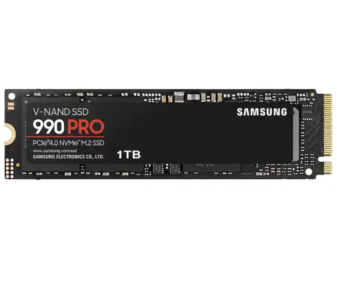 SAMSUNG 990 PRO M.2 PCIe4.0 NVMe SSD 1TB Internal Solid State Hard Drive, Fastest Speed for Gaming, Heat Control, Direct Storage