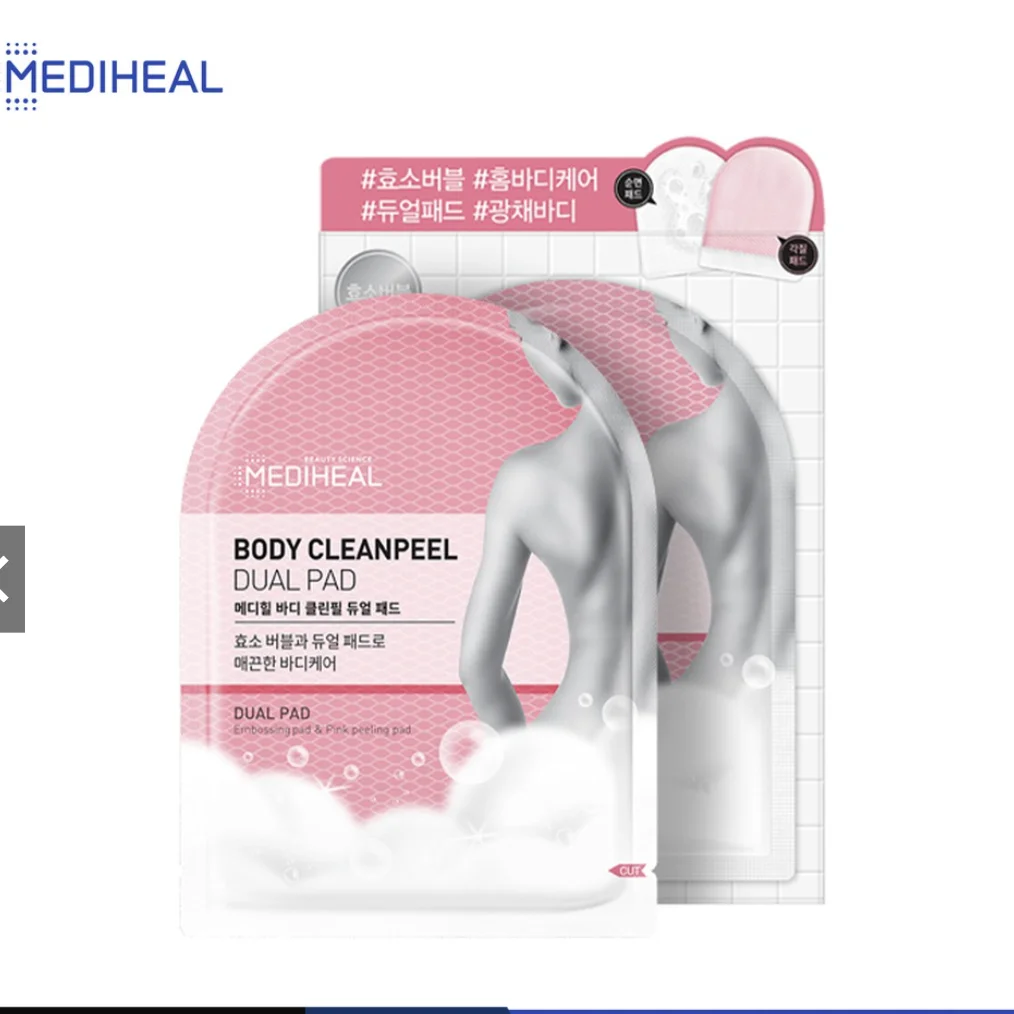 MEDIHEAL [MEDIHEAL]Mediheal Body CleanPeel Dual Pad [5 sheets/ box] EXP JUNE 2023