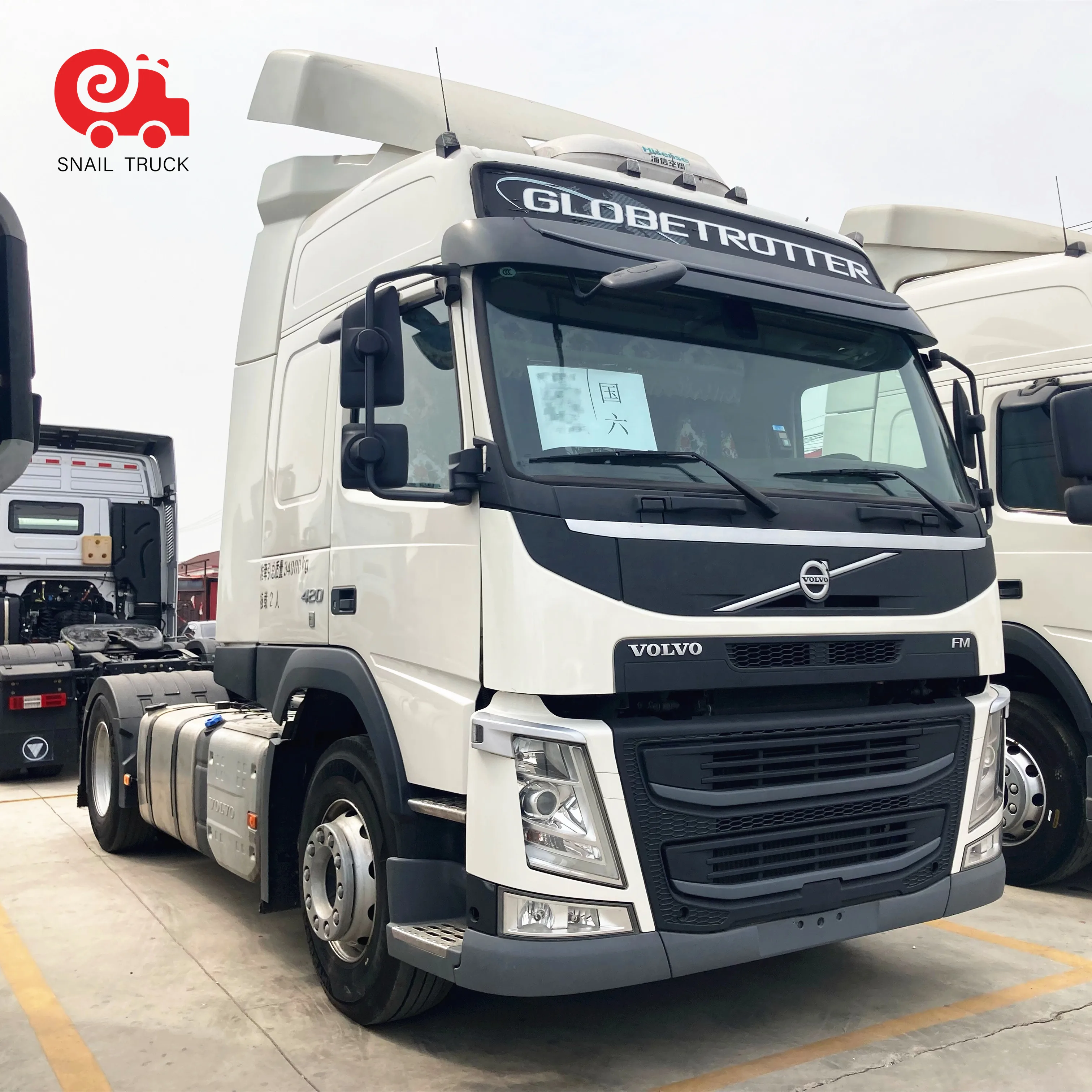 Second Hand Volvo FM420 4x2 Tractor Truck AMT Good-Performance Diesel Trailer Head 2021 Heavy Duty Truck for sale