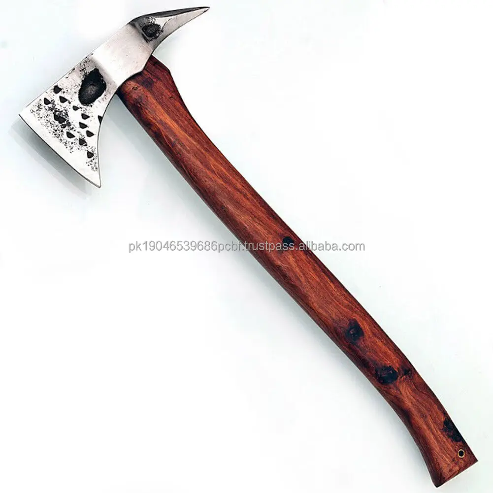 22-Inch Strong Wood Handle Fire Warden Pick axe Hatchet Hand Forged Outdoor Camping Tool Firm Grip Tomahawk Axe Sheath ODM
