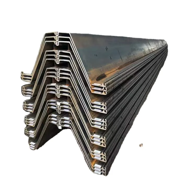 China supplier Hot Rolled Z U Shape Structures steel  Larsen steel sheet pile