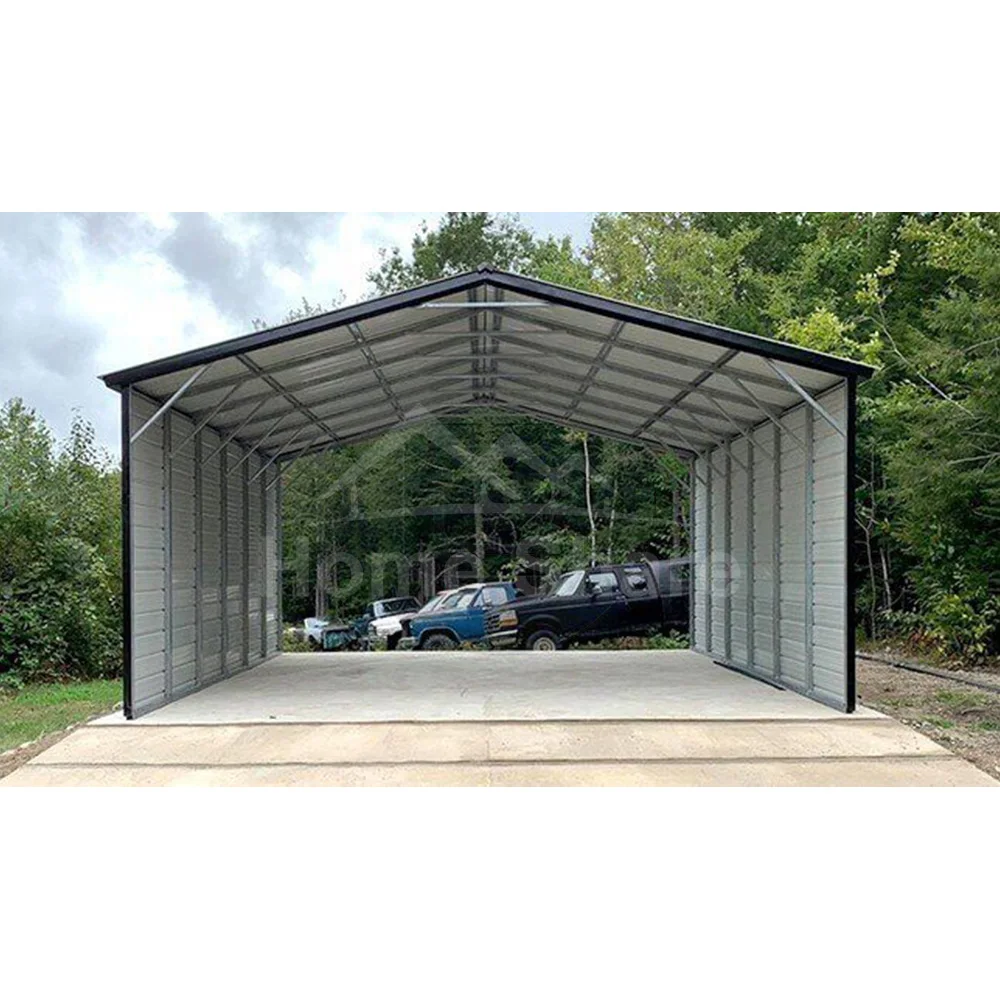 Водонепроницаемый наружный гаражный навес, навес для хранения, металлический каркас для парковки автомобилей