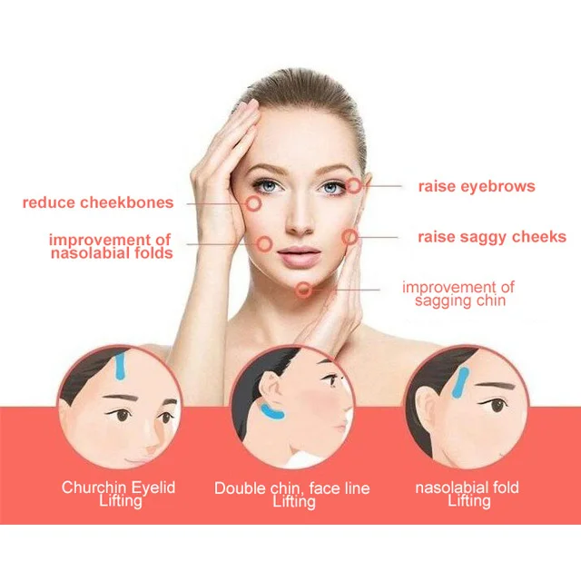 Vendor of Korea Invisible Color Facial Lifting Tape Anti Wrinkle Transparent  Long Duration