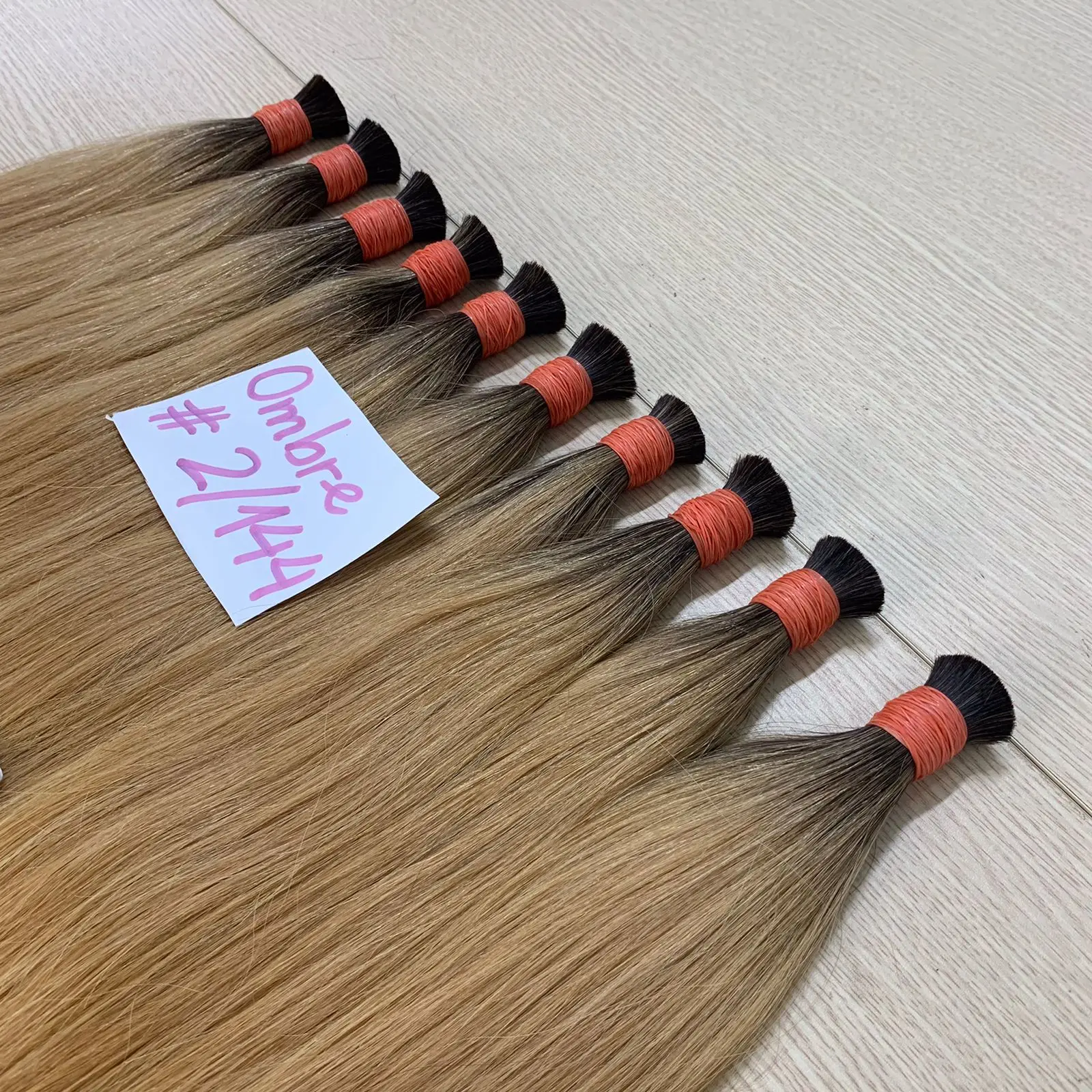 Bulk Hair Vietnam Real Human Hair Extensions Export Standard Straight Super Double Drawn Hot Trendy All Size High Quality