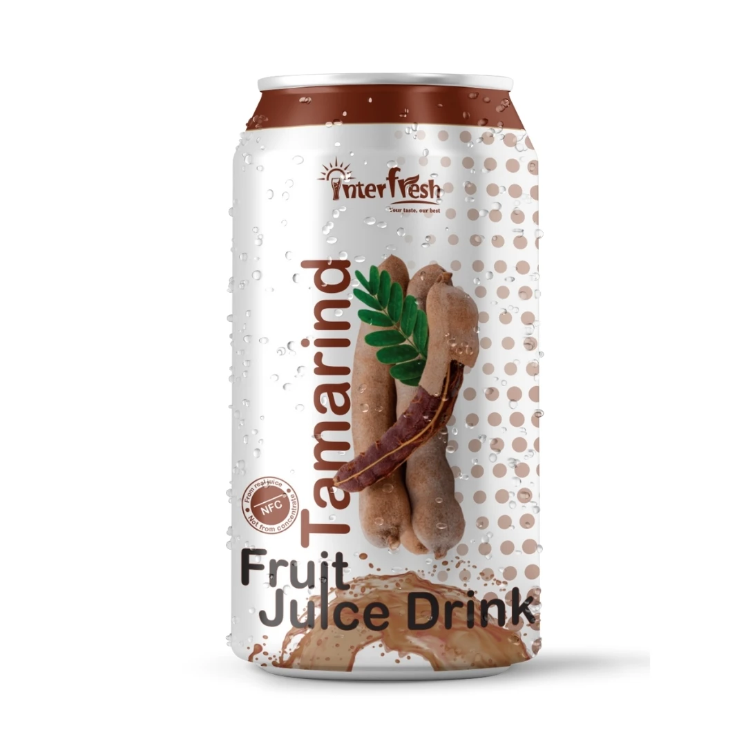 Wholesale Tropical Fruit 330ml Canned  Juice Interfresh VIETNAM Brand Fruit Juice Food Tamarind Fruit Juice OEM NFC