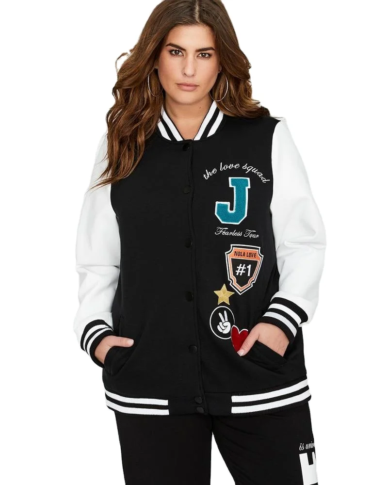 Varsity Jacket Casual Wool Adults Winter Solid Loose Support 100% Polyester Fiber Filling Customized Logo Accept 1 Pc Wool Shell