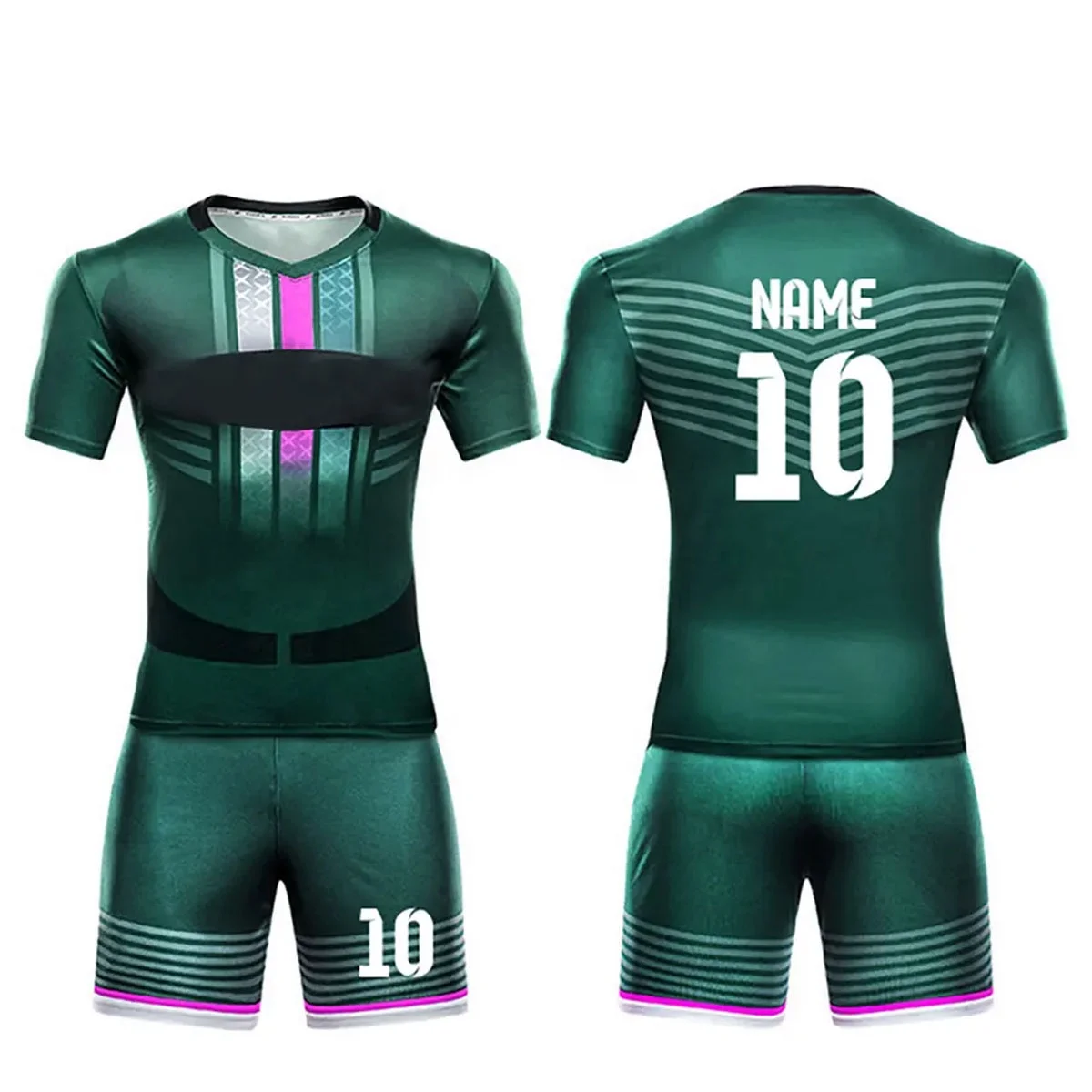 Wholesale Football Jersey Custom Uniform Designs Men Soccer Uniform Comfort Breathable 100% Polyester Quick Dry BY AZNAIB SPORT