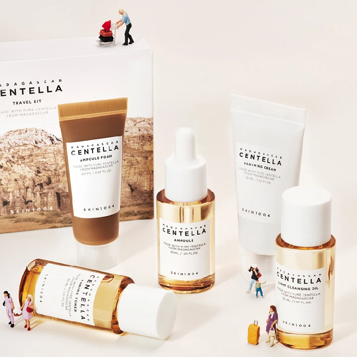 Korean Wholesale SKIN 1004 Madagascar Centella Travel Kit Centella Asiatica Extract Soothes Acne Prone Sensitive Skin