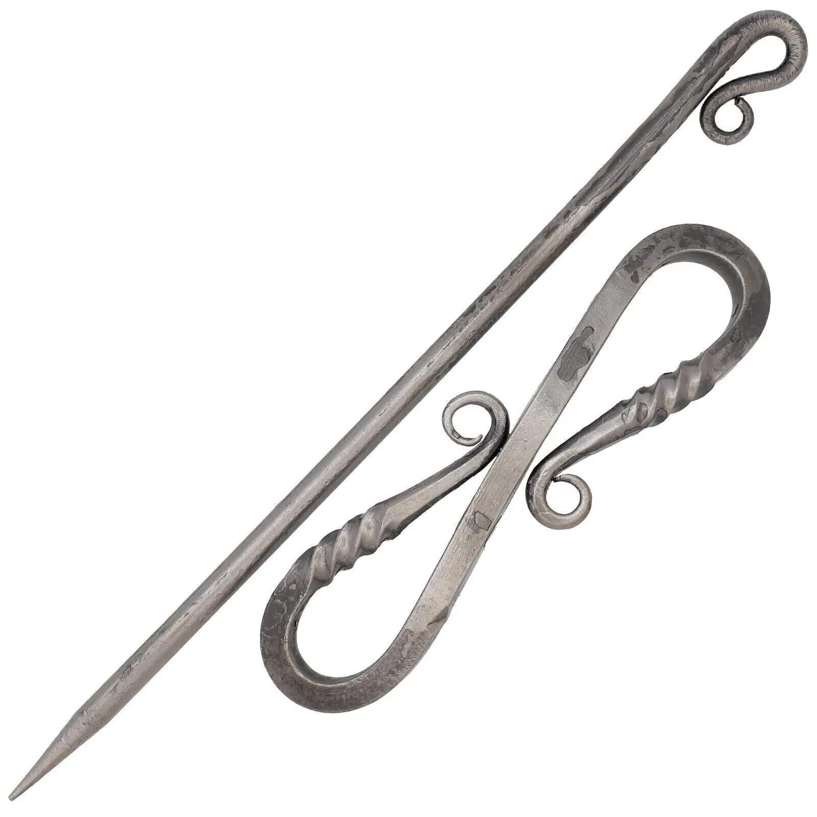 Medieval Inspired Gifts for Her Forged Iron Accessory Barrette Hair Stick Pin tools