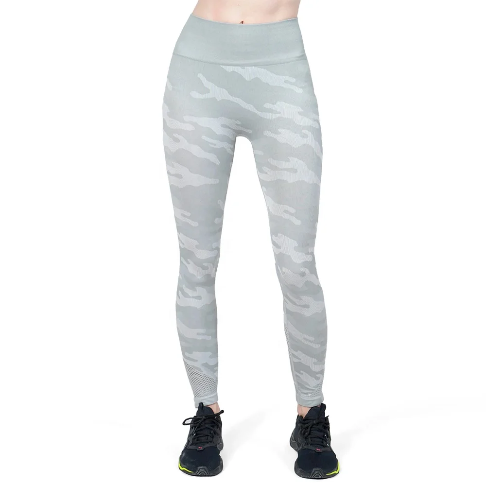 Excellent Quality High Waist Gym Wear Women Leggings Camouflage Printed Yoga Tights And Pants