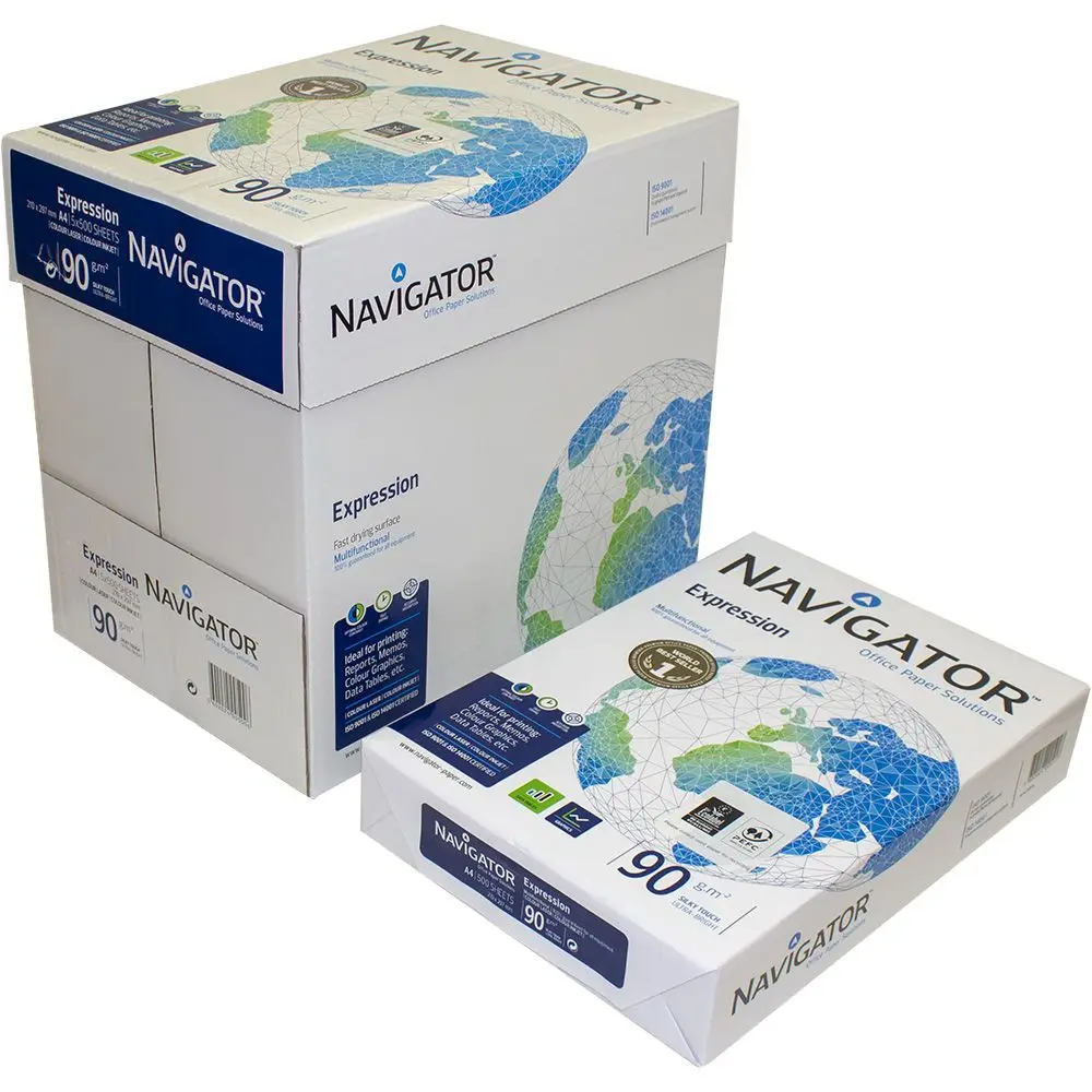 Wholesale Navigator A4 Copy Paper 70gsm 500 Sheets/Copypaper 80g & 80g Features