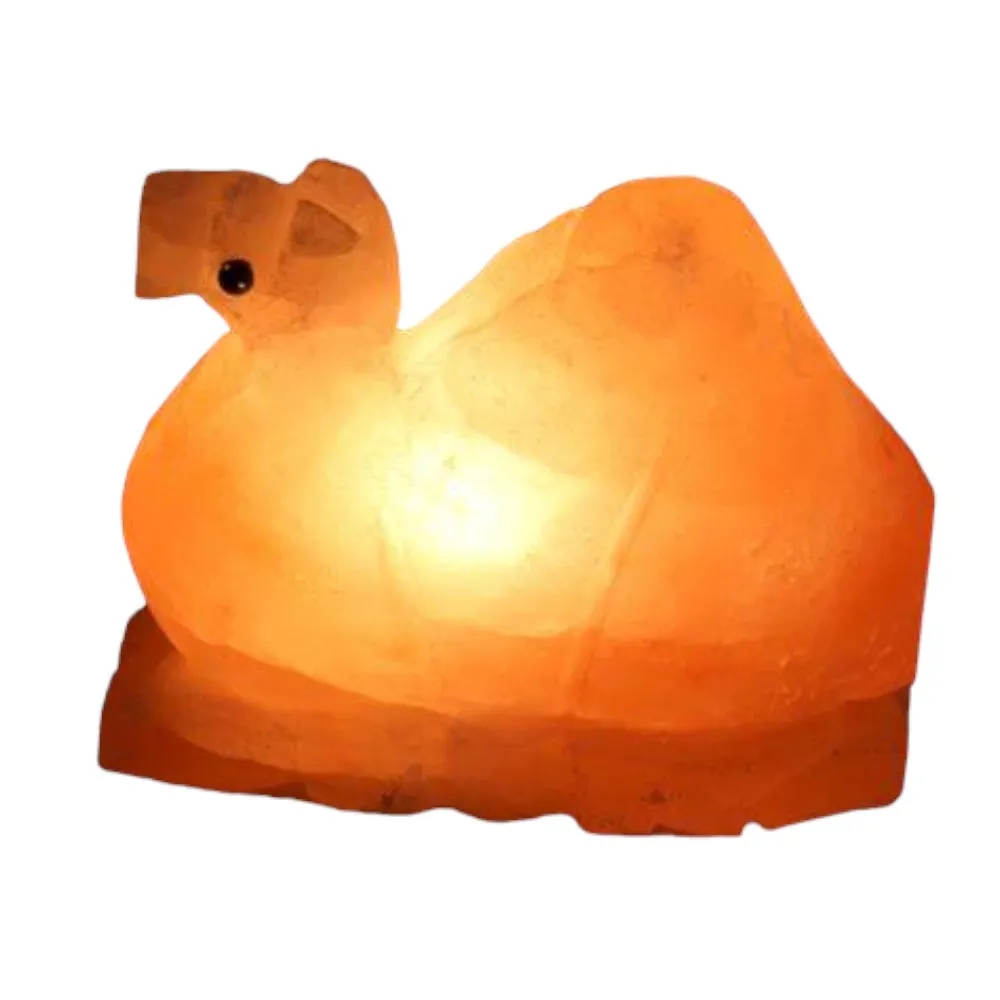Уникальный Гималайский хрустальный камень в форме животного соляные лампы дизайн утки и верблюда-Sian Enterprises