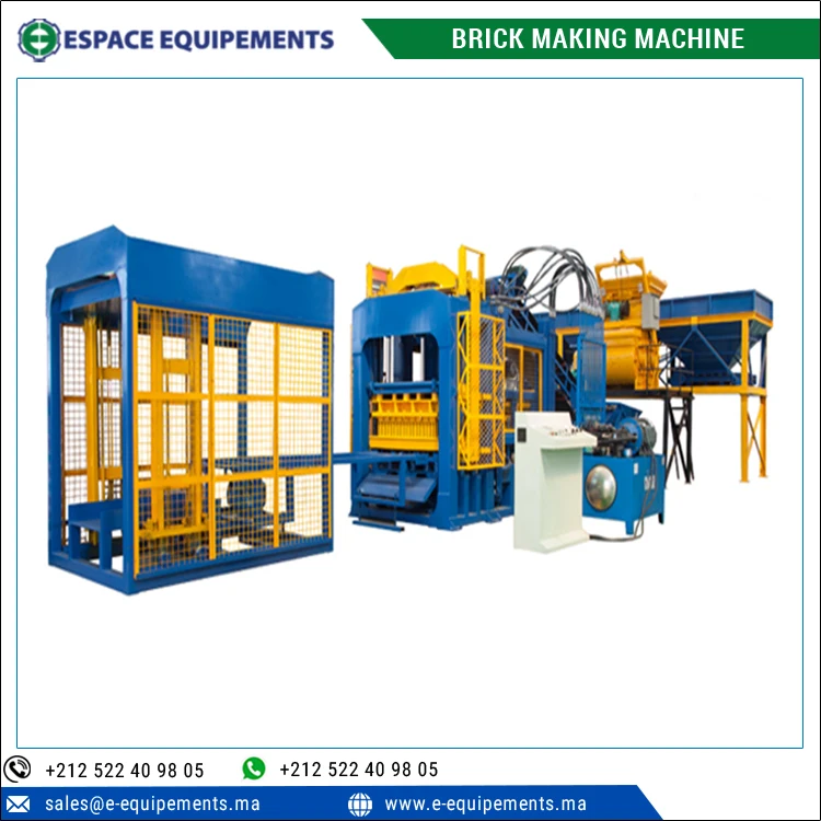 High Production Capacity 4100 time/min Vibration Frequency Fully Automatic Concrete Paver Brick Making Machine