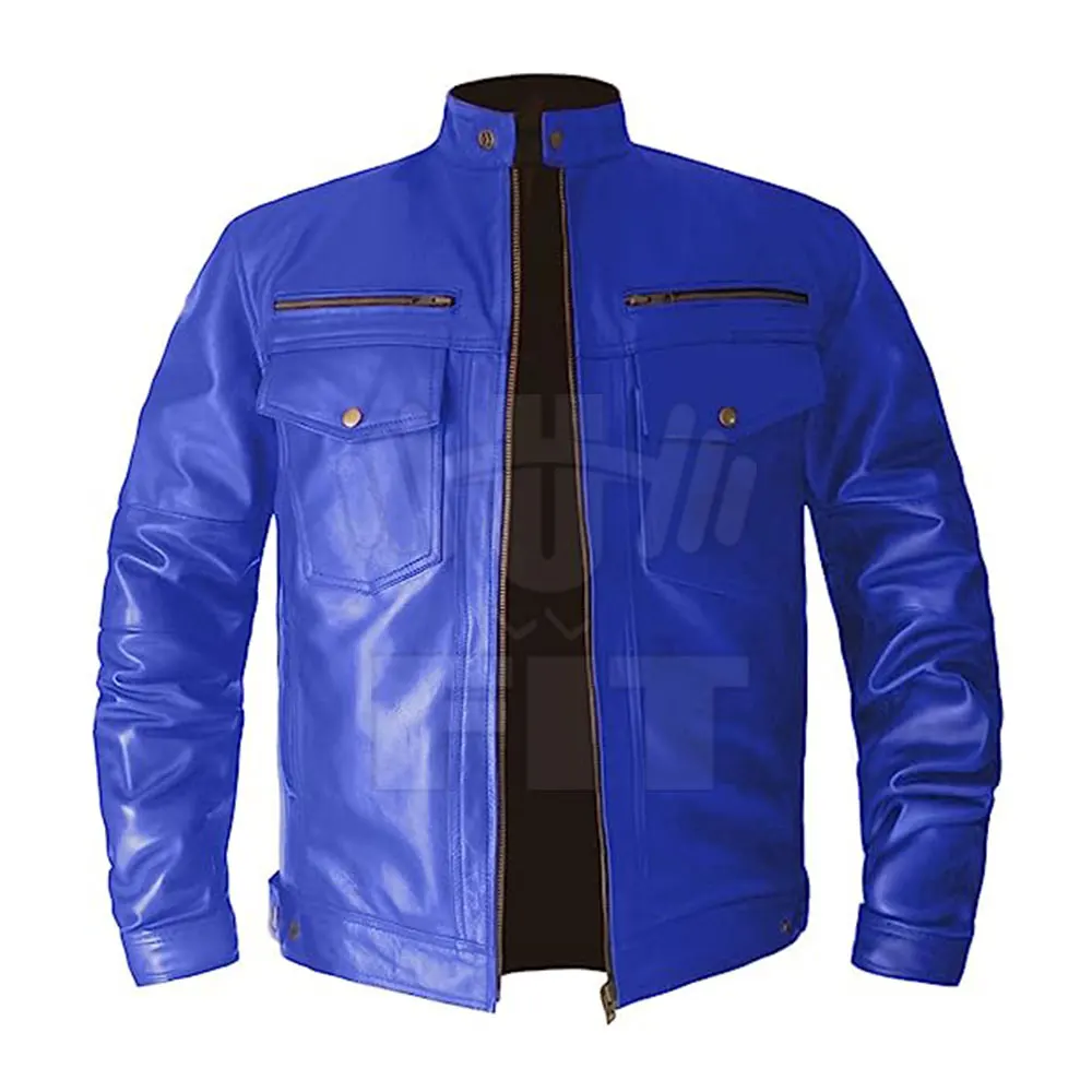 New Arrival Winter Warm Long Sleeve Fashion Leather Jacket Best Selling Leather Jacket For Adult