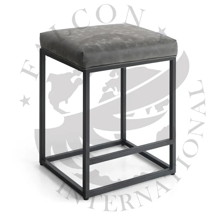 Square Luxury Counter Height Bar Stools Without Back for Kitchen,Dining Room