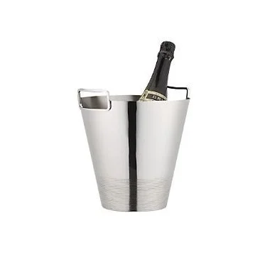 Top Quality Metal Ice Bucket With Handle For Bar Restaurant Party Beverage Tub Wine Cooler Chiller Tub