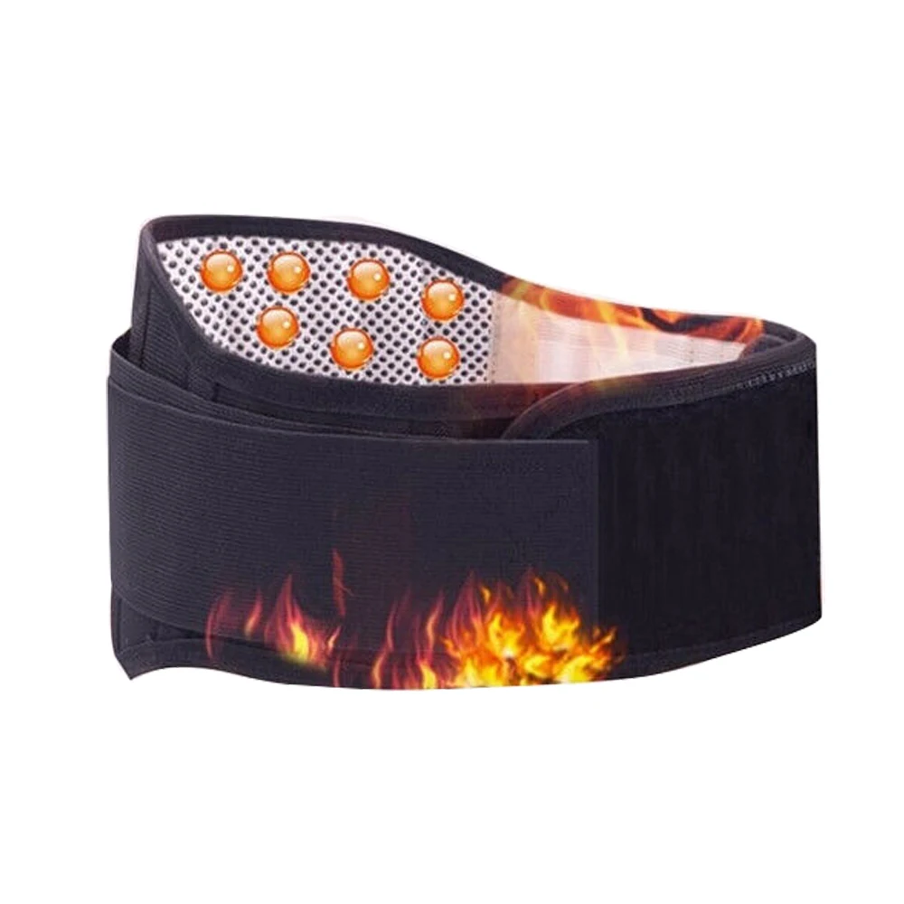 Therapy Medical Waist Lumbar Support Back Brace Stone Magnet Magnetic Tourmaline Belt