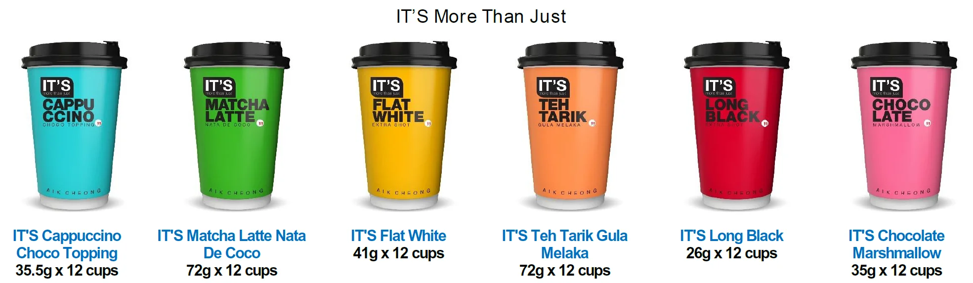 Aik Cheong 3 in 1 Coffee Mix Rich 18gx20sx24pkts