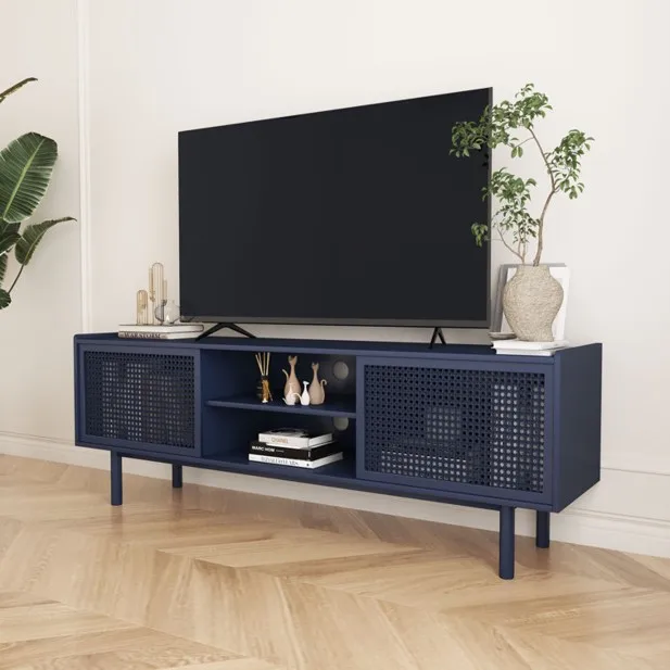 Media Console tv настольная подставка. Подставка для телевизора с средней полкой идеально подходит отображения вашей игровой консоли шкафа/закрытого хранилища