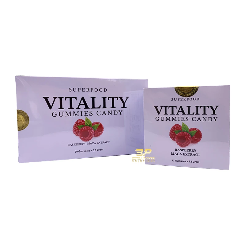 Малайзия готовый запас Лидер продаж Maca Raspberry Energy Gummies конфеты (30 шт. в коробке)