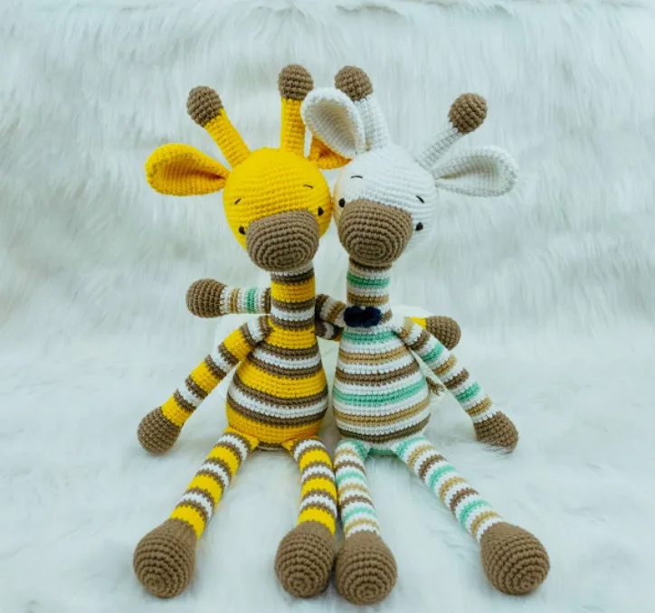 ECO-friendly Crochet Animal Toy Knit Bunny Crochet Toy Handmade Wholesale Baby Toys Crochet made in Vietnam