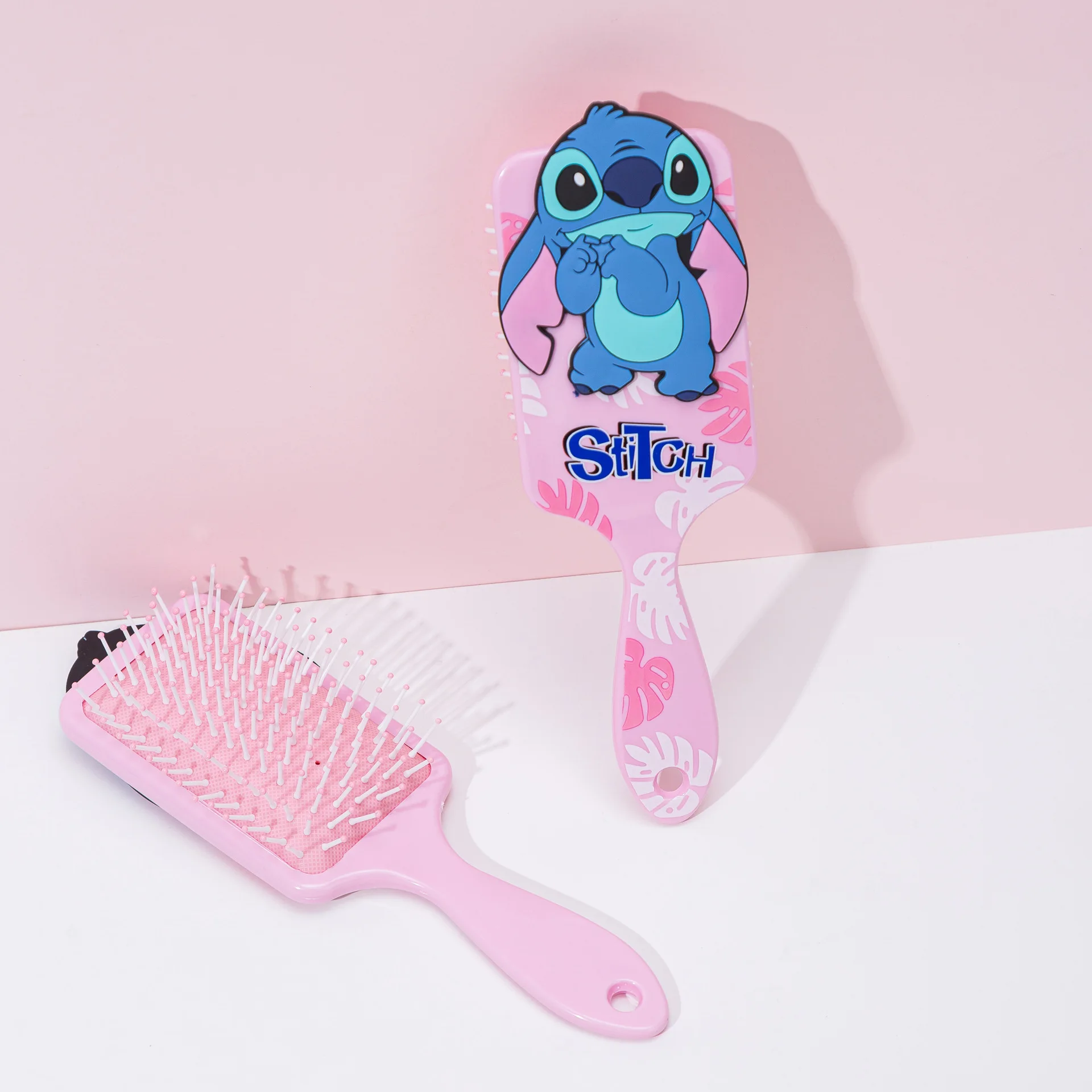 Stitches girls decorative hair combs hair comb massage brush cute cleaning hair brush