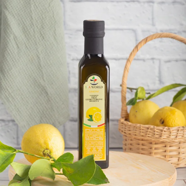 Оливковое масло высшего качества, Сделано в Италии, ароматизированное лимонное масло Itaworld для ресторанов и частных этикеток