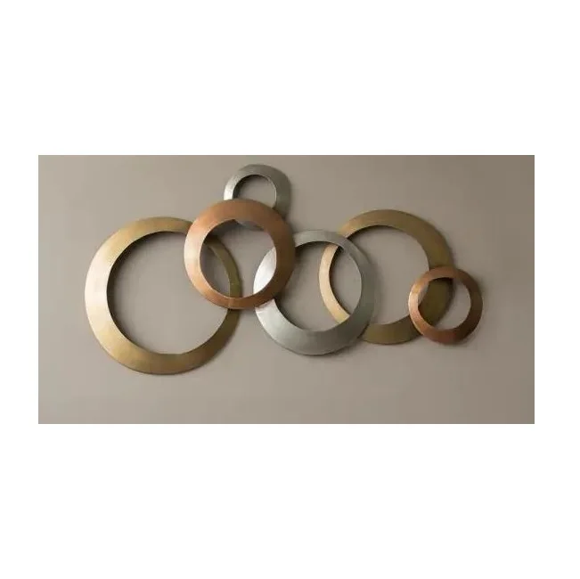 New Arrival Round Shape hot sale luxury metal wall decor living room metal wall hanging decoration for home for wholesale price