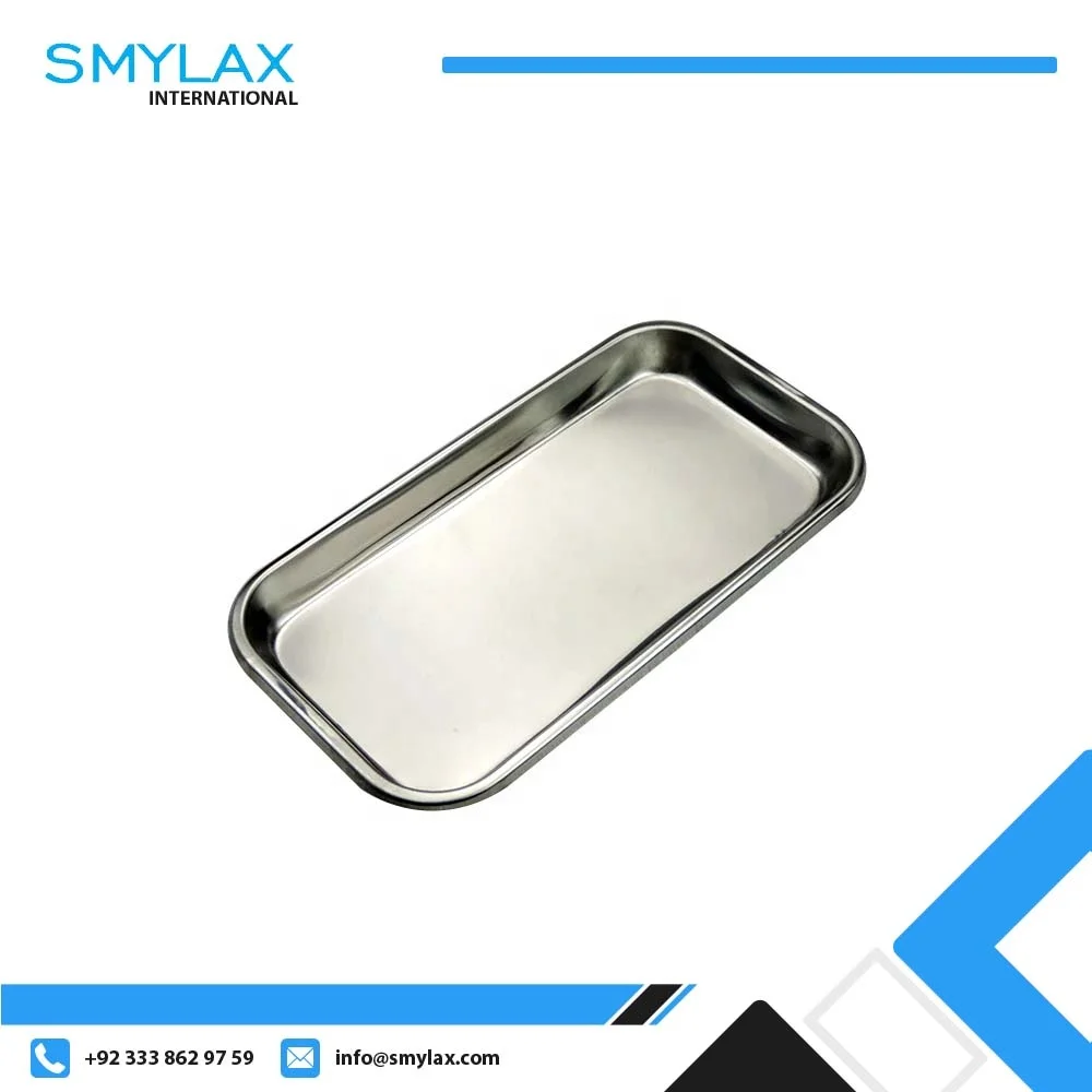 1pc Stainless Steel Medical Surgical Tray Plate Dental Storage Holder Dentist Tools Dish Storage Box For Clinic Tooth Care