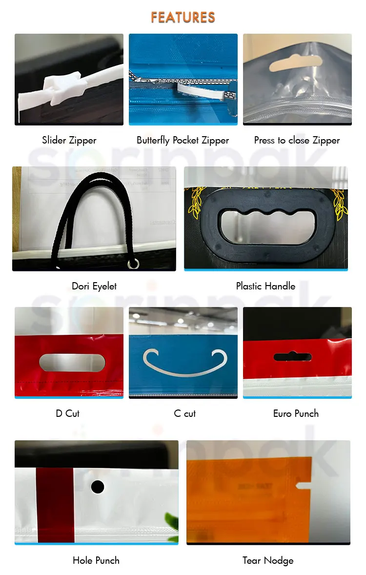 Wholesale -low Price Zipper Standup Pouch Custom Print Matte Clear Window Press-to-close Zip Lock Eco Friendly Mylar Bag