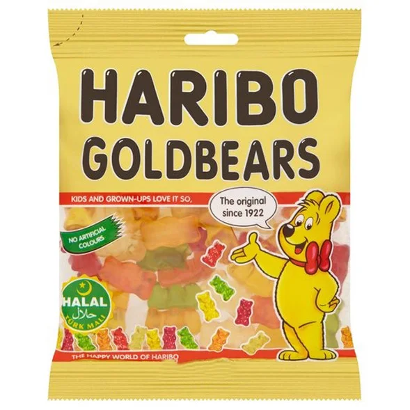 Haribo желе Золотые медведи импортные Халяльные ограниченные супер 175 г