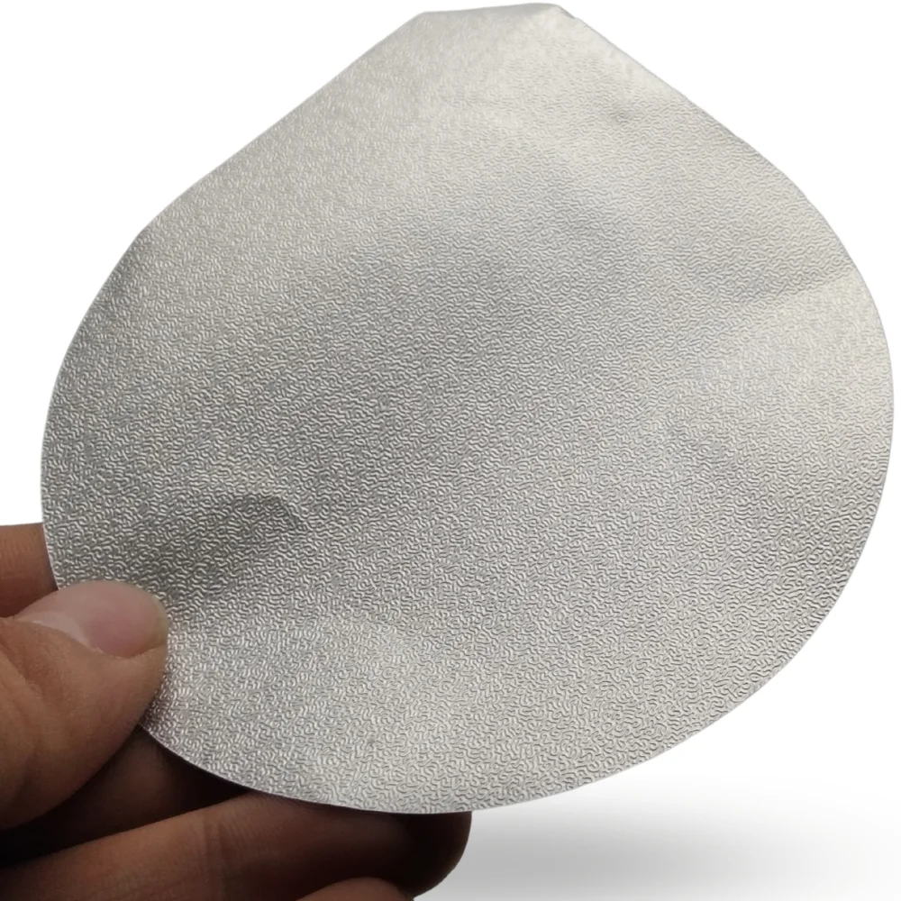 Крышка из алюминиевой фольги DAK75 диаметром 75 для упаковки продуктов (молочный продукт йогурт сыр лабни кремовый шоколад арахисовое масло)