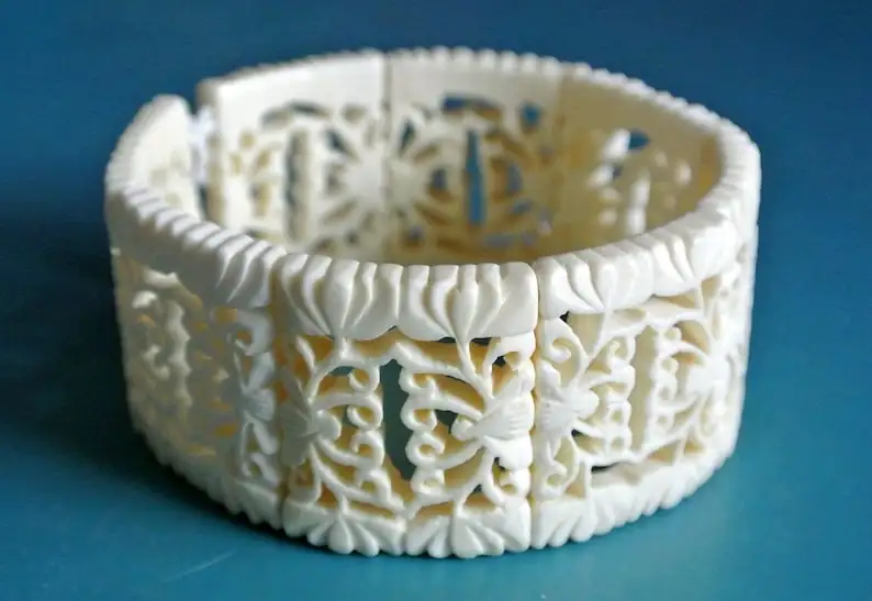 New arrival Bone bangles natural colour customise size for girls fashion jewellery from India agate