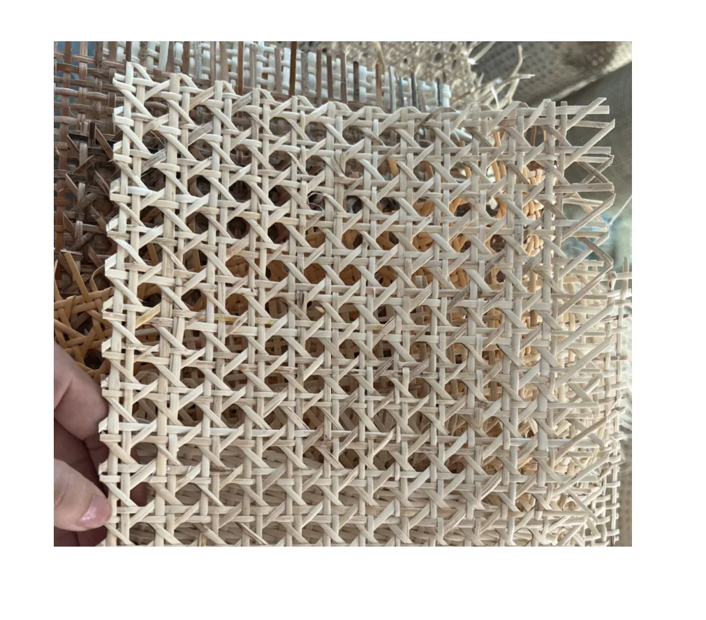 16 Inches 18 Inches 24 Inches Weave Cane Webbing Wicker Mesh Semi-Bleached With High Quality +84947900124