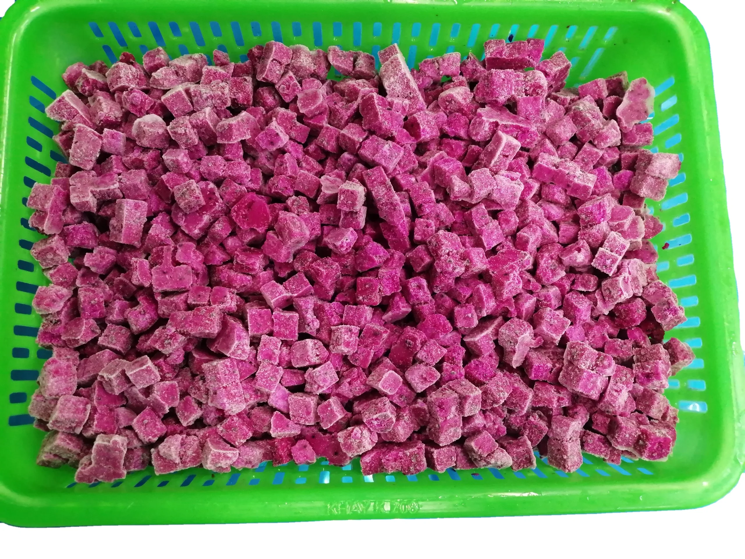 Best Selling Vietnam Around Year Season IQF Fruit from 100% Natural Dragon Fruit Red Color Frozen Red Dragon Fruits