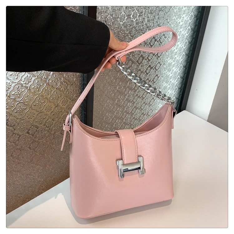 Wholesale Luxury Designer PU Leather Crossbody Bags for Women Fashionable Chain Shoulder Purse