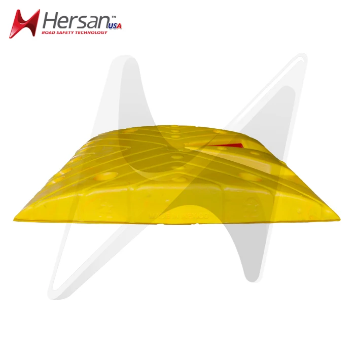 Прочный прочный пластиковый ограничитель скорости дорожного движения Hersan HDPE