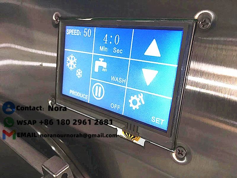 Combine the functions of the pasteurizer and of hard ice cream in one single batch freezer/gelato machine/hard ice cream machine