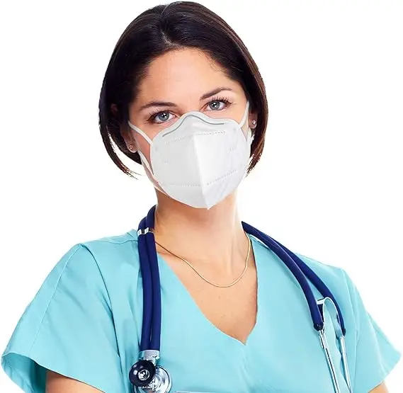Popular 5 Ply Good Protection Non-Woven Fabric KN95 Masks Medical Grade White KN95 Facemask