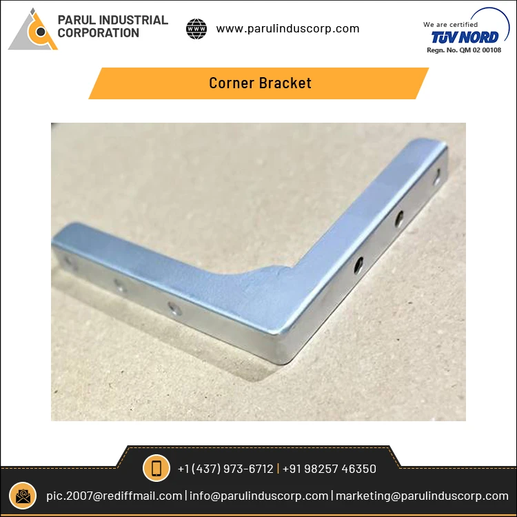 Corner Bracket Superior Quality High Strength Stainless Steel Angle Brackets for Corner with Custom Color at Best Price