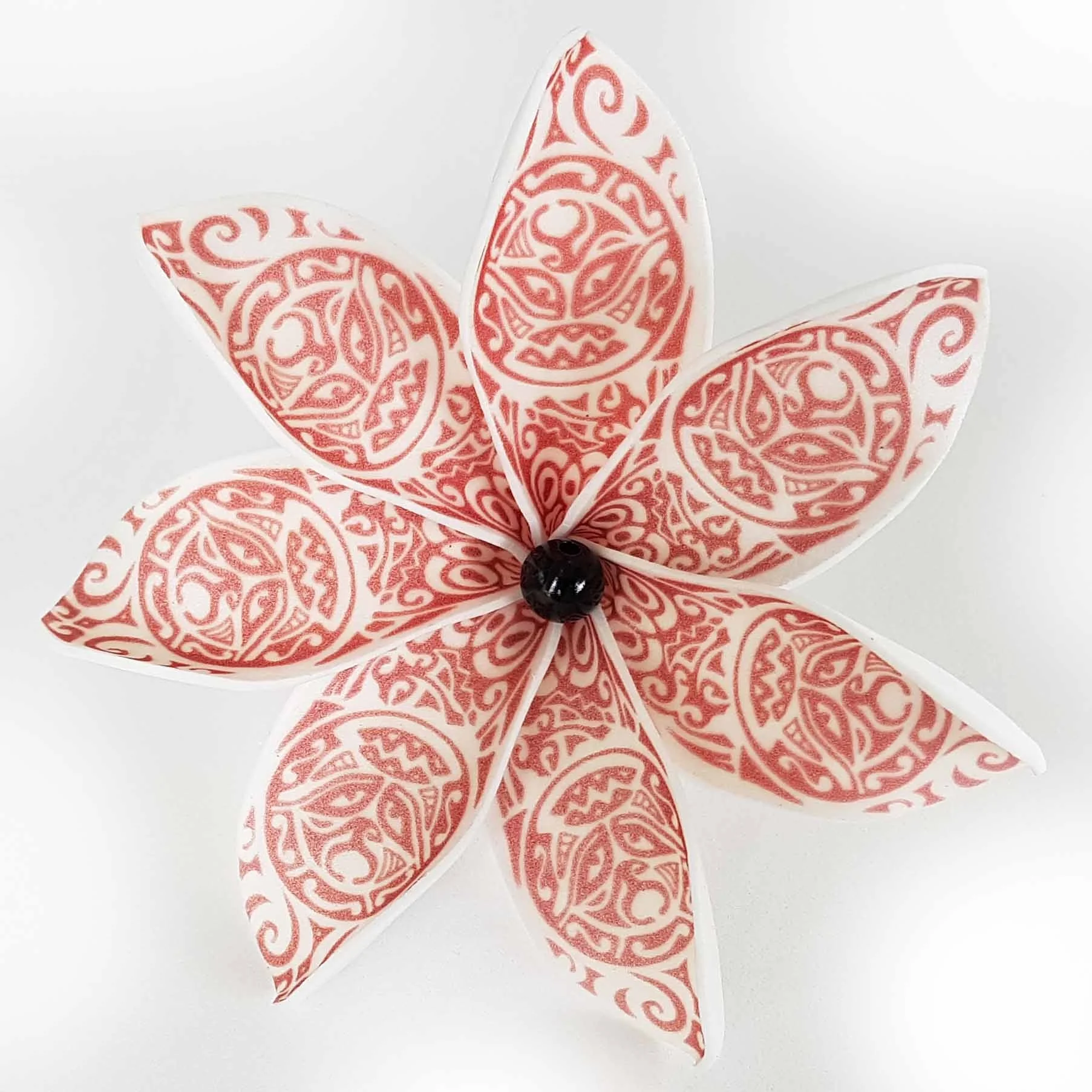 Best seller good quality Handcraft Handmade artificial tahitian foam flower with special tattoo and color pattern
