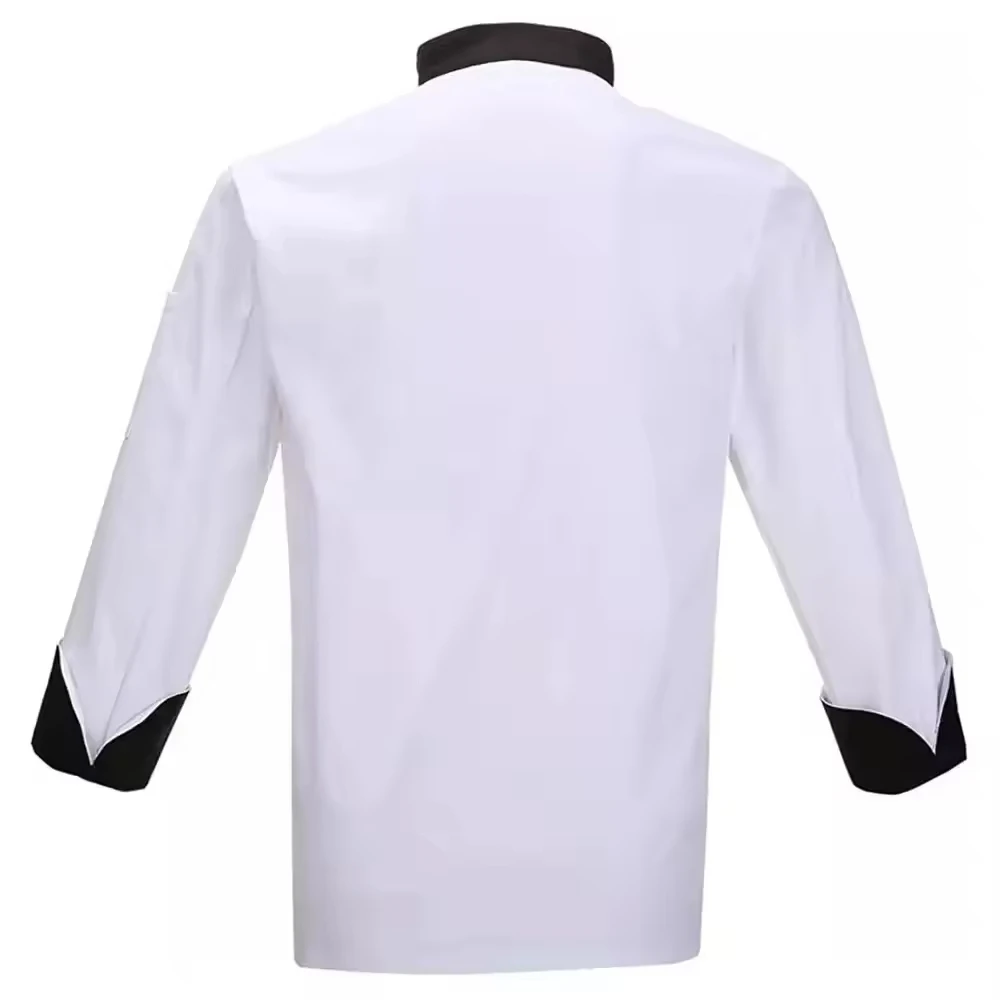 Custom Short Waiter Chef Clothes Coat Restaurant Bar Hotel Chef Uniform for Unisex Hotel Chef Jacket