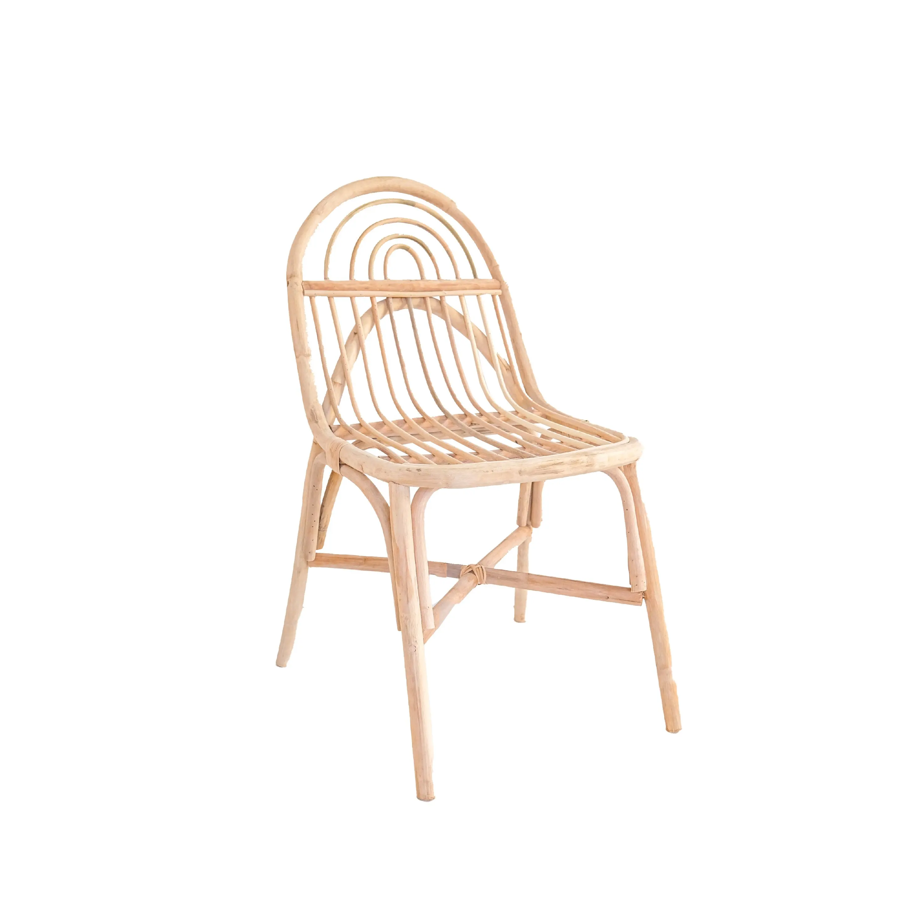 Оптовая продажа высокое качество простой маленький домашний ретро-прямоугольный кофейный стул из ротанга сделанный Вьетнама