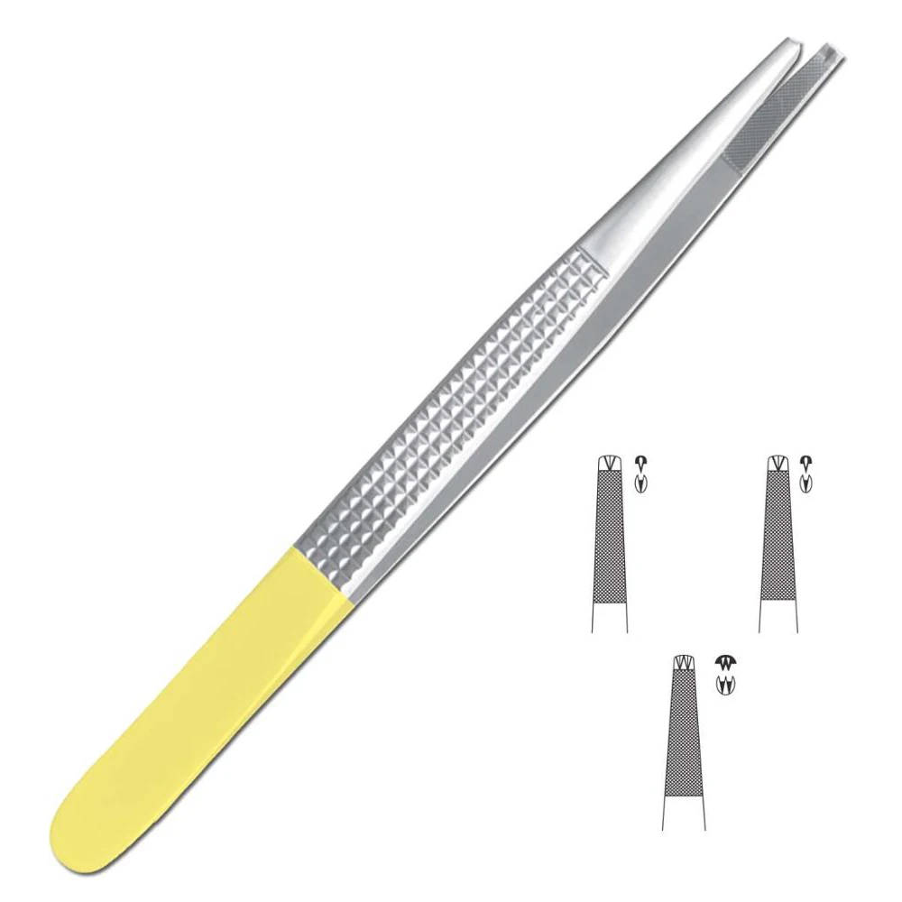 OEM service Stainless Steel High Quality Surgical Tweezers Dental Medical Boney Dressing Forceps TC